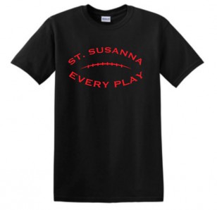 Black Football T-shirt